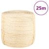vidaXL Uže od 100 % sisala 8 mm 25 m
