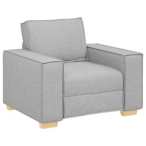 vidaXL Sofa fotelja oblak sive boje 100x78x84 cm tkanina
