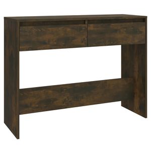 vidaXL Konzolni stol boja hrasta 100x35x76,5 cm od konstruiranog drva