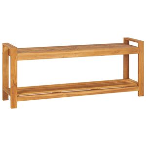 vidaXL Klupa od masivne tikovine 120 cm