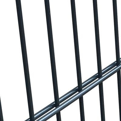 vidaXL 2D vrata za ogradu (jednostruka) antracit siva 106 x 190 cm