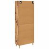 vidaXL Highboard s ladicama Staro drvo 69,5 x 34 x 180 cm
