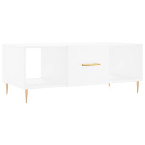 vidaXL Stolić za kavu bijeli 102 x 50 x 40 cm od konstruiranog drva