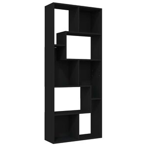 vidaXL Ormarić za knjige crni 67 x 24 x 161 cm od konstruiranog drva