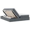 vidaXL Krevet s madracem i skladi&scaron;tem Tamno siva 180 x 200 cm Bar&scaron;un
