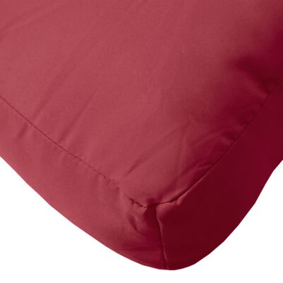 vidaXL Jastuk za palete crveni 58 x 58 x 10 cm od tkanine