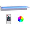 vidaXL Prelijevajući vodopad RGB LED od nehrđajućeg čelika 60 cm