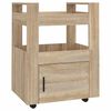 vidaXL Kuhinjska kolica boja hrasta 60 x 45 x 80 cm konstruirano drvo