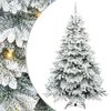 vidaXL Umjetno božićno drvce s stalakom Bijelo 240 cm PE i PVC