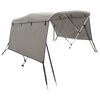 vidaXL Tenda bimini s 3 luka i bočnim stijenkama 183x(170-182)x137 cm