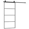vidaXL Klizna vrata s priborom 90 x 205 cm od ESG stakla i aluminija
