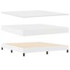 vidaXL Krevet s opruga kutije Bijelo 180 x 200 cm Umjetna koža