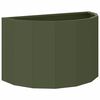 vidaXL Sadilica Maslinasto zelena 60 x 30 x 35 cm Čelik