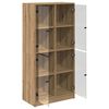 vidaXL Highboard Umjetnički hrast 68 x 37 x 142 cm Konstruirano drvo