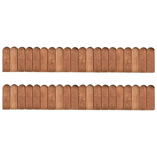 vidaXL Rolane ograde 2 kom 120 cm od impregnirane borovine
