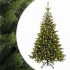 vidaXL Umjetno božićno drvce s nogom 120 cm 150 LED lampica