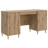 vidaXL Stol Hrast artisan Konstruirano drvo 142,5 x 50 x 75 cm