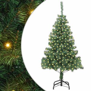 vidaXL Božićno drvce Zelena 180 cm PVC