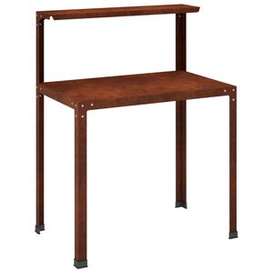 vidaXL Stol za presađivanje 100 x 50 x 104 cm Otporni čelik boja hrđe