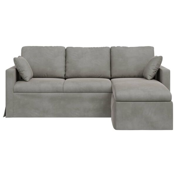 vidaXL Sofa Svijetlo siva
