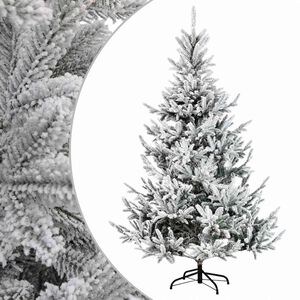 vidaXL Umjetno božićno drvce s nogom 120 cm PVC i metal