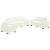 vidaXL Set sofe 3 pcs Krema 221 x 80 x 80 cm Bar&scaron;un