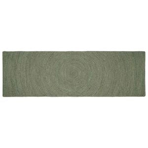 vidaXL Tepisi za područja Maslinastozelena 80 x 200 cm Juta