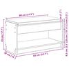 vidaXL Klupa za hodnik s jastukom Dimljeni Hrast 83 x 38 x 45 cm