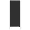 vidaXL Visoka komoda crna 35x39x103,5 cm od čelika