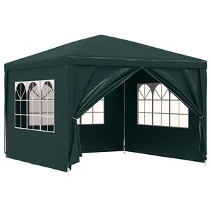 vidaXL &Scaron;ator za zabave 3 x 3 m zeleni