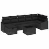 vidaXL Set sofe 8 kom. poliratan