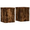 vidaXL Stalci za biljke 2 kom boja hrasta 15 x 15 x 20 cm drveni