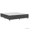vidaXL Box spring okvir za krevet od tkanine sivi 180 x 200 cm