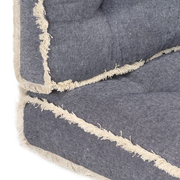 vidaXL 2-dijelni set jastuka za sofu od paleta plavi