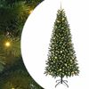 vidaXL Umjetno božićno drvce s stalakom Zelena 240 cm PE i PVC