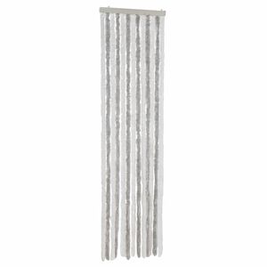 vidaXL Zastor protiv muha svjetlosivi i bijeli 56x185 cm od &scaron;enila