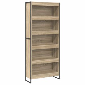 vidaXL Ormarić za knjige 80 x 30 x 189,5 cm Konstruirano drvo Sonoma