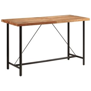 vidaXL Barski stol 180 x 70 x 107 cm masivno drvo bagrema i željezo