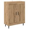 vidaXL Highboard Umjetnički hrast 69,5 x 34 x 180 cm
