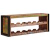 vidaXL Stalak za vino Smeđa 120 x 45 x 33 cm Čvrsto reciklirano drvo
