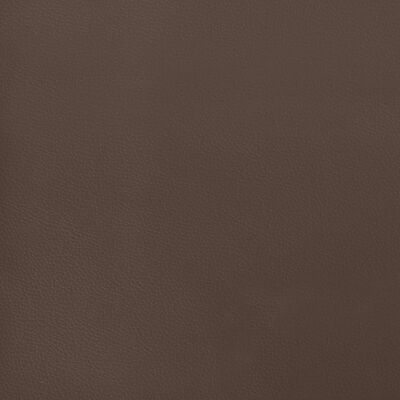 vidaXL Madrac s džepičastim oprugama smeđi 140x200x20 cm umjetne kože