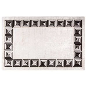 vidaXL Perivi tepih 160 x 230 cm svjetlobež