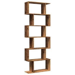 vidaXL Sobna pregrada / regal za knjige 6 razina 70x24x193 cm drveni