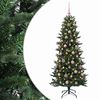 vidaXL Umjetno božićno drvce s kuglicom 180 cm 300 LED lampica