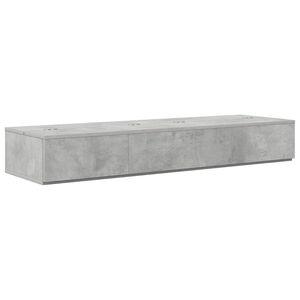 vidaXL Studio radni stol Betonska siva 152 x 40 x 19,5 cm