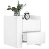 vidaXL Noćni ormarić bijeli 45 x 50 x 50 cm od konstruiranog drva