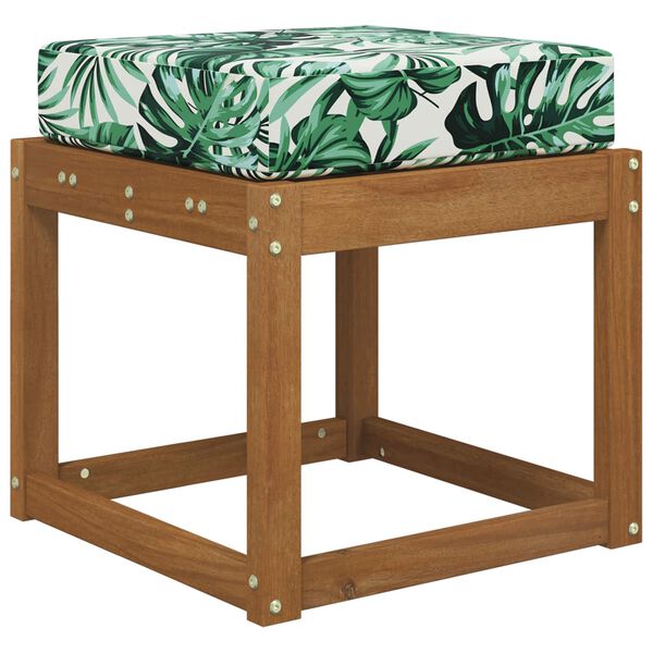 vidaXL Jastučić za sjedenje na otvorenom Uzorak lista 40 x 40 x 8 cm