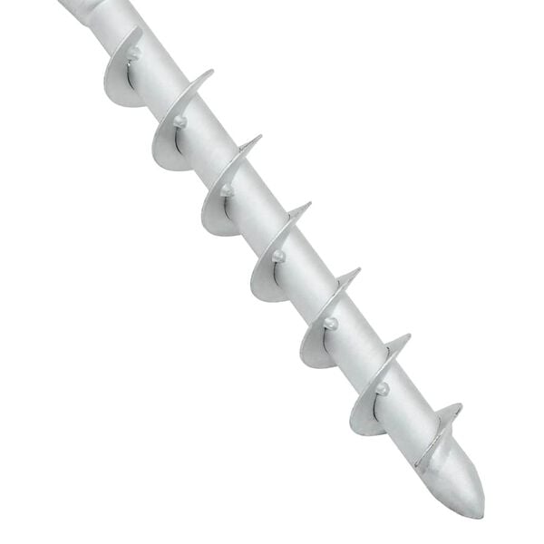 vidaXL Ukopana baza za suncobran sa &scaron;ipkom 16 x 16 x 52 cm čelična