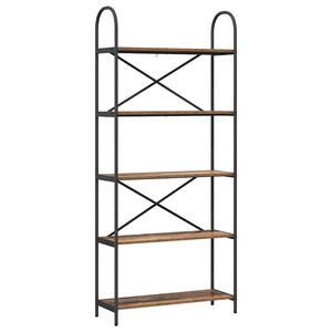 vidaXL Polica Staro drvo 80 x 30 x 183 cm Konstruirano drvo