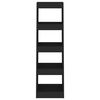 vidaXL Ormarić za knjige / sobna pregrada crni 40x30x135 cm